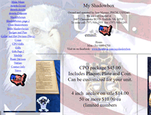 Tablet Screenshot of myshadowbox.org